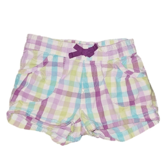 jumping beans Other - 𝅺JUMPING BEANS Purple Blue and Green Plaid Shorts